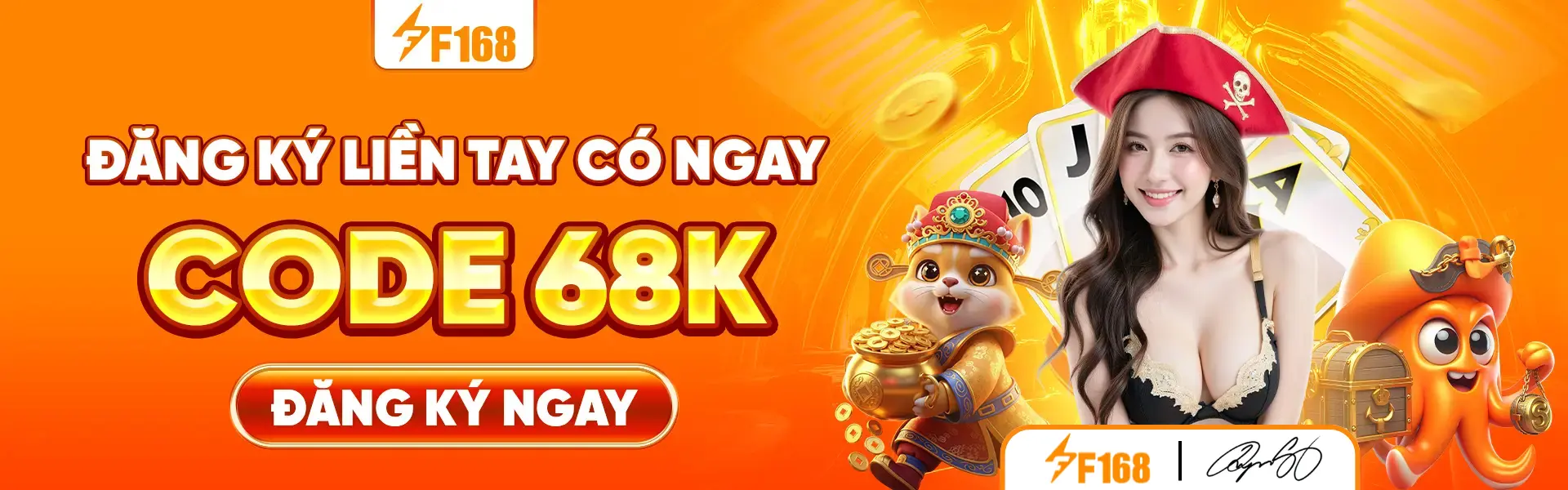 Đăng ký kiền tay có ngay code 68K